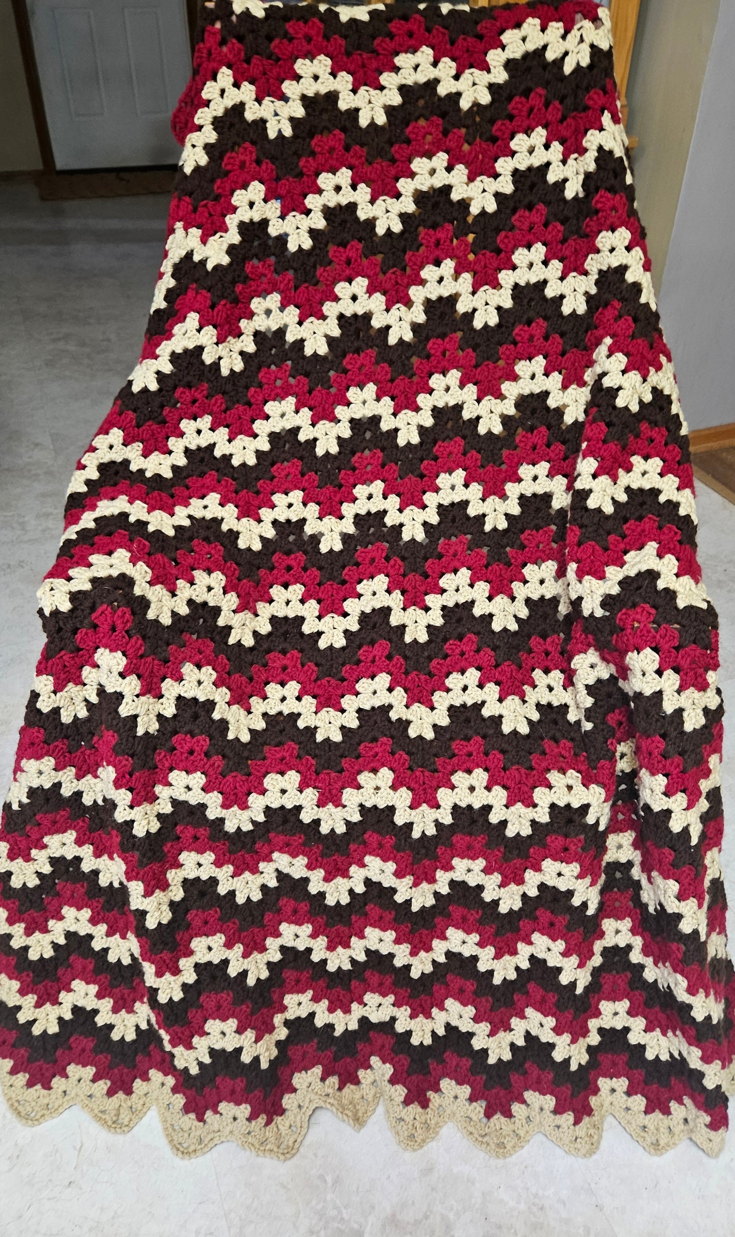 Granny Ripple Crochet Blanket
