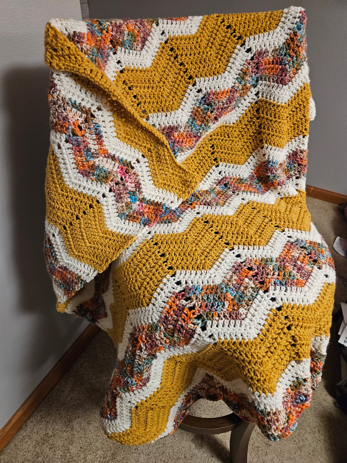 Sungold Ripple Lapghan