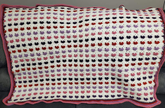 Crochet Heart Blanket