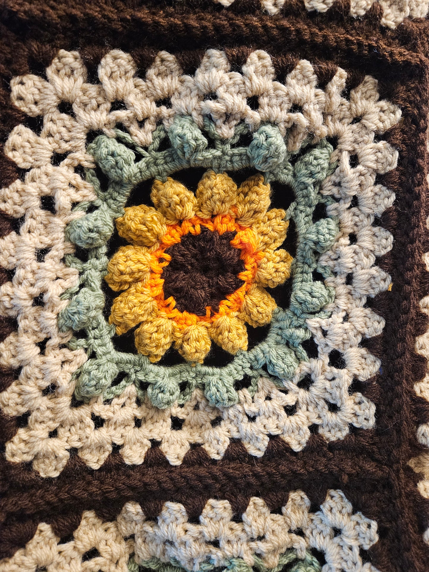 VINTAGE BOHO SUNFLOWER BLANKET